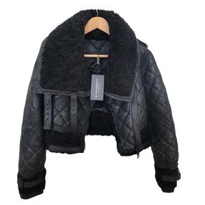 SOLD!          Burberry leather jacket